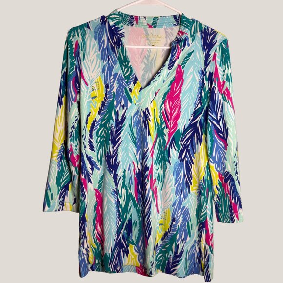 Lilly Pulitzer Tunic, Light as a Feather - Picture 1 of 3